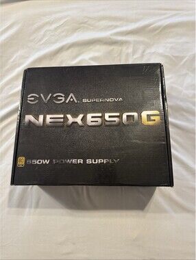 NEW!! EVGA SUPERNOVA NEX650G 80 PLUS GOLD POWER SUPPLY 650-WATTS 120-G1-0650-XR
